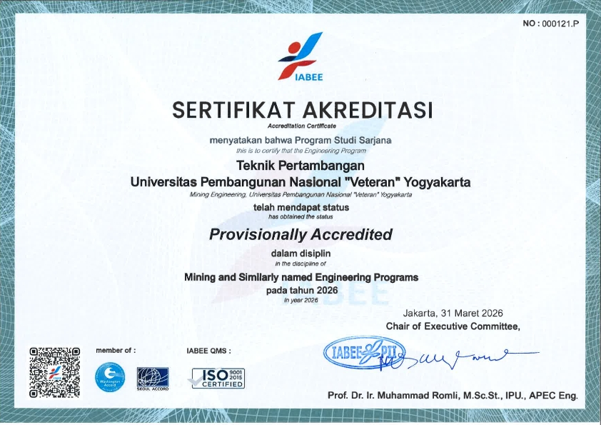 Mining Engineering Study Program